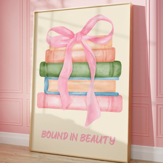 Kokette Wandkunst zum Lesen Poster
