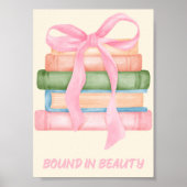 Kokette Wandkunst zum Lesen Poster (Vorne)