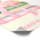 Kokette Wandkunst zum Lesen Poster (Ecke)