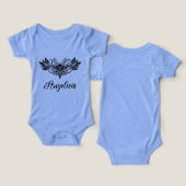 Kokette Weibchen, bloral (Design Vorderseite & Rückseite)