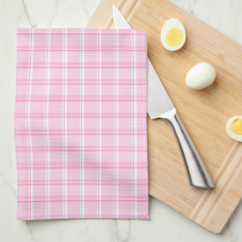 Kokette Weiche Rosa Gingham Geschirrtuch