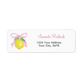 Kokette Zitrone Rosa Adresse (Vorne)