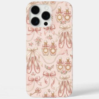 Koketten-Ballett-Verbeugungen und Parfüm Rosa Ästh iPhone 16 Pro Max Hülle