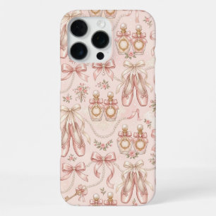 Koketten-Ballett-Verbeugungen und Parfüm Rosa Ästh iPhone 16 Pro Max Hülle