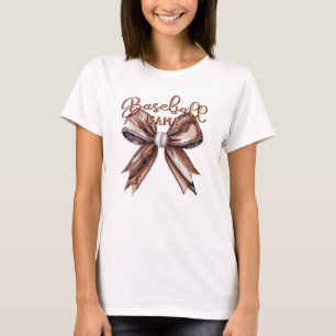 Koketten-Bogen-Baseball-Mama-Mocha-Mousse-Vibes T-Shirt