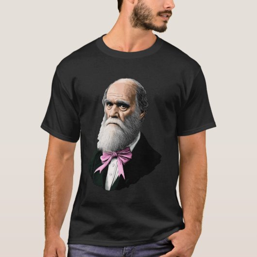 Koketten-Bogen-Charles-Darwin-Evolutionstheorie-Mä T-Shirt (Vorderseite)