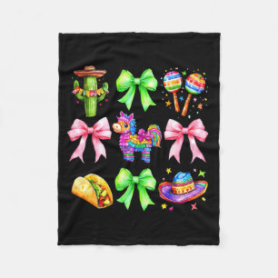 Koketten Bogen Einhorn Tacos Cinco de Mayo mexikan Fleecedecke