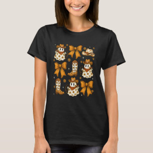 Koketten-Bogen-Halloween-Geist Western Cowgirl How T-Shirt
