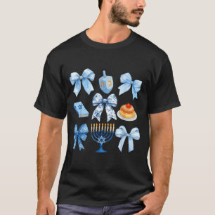 Koketten-Bogen-Hanukkah-Chanukah-Pyjama-Latke-Jüdi T-Shirt