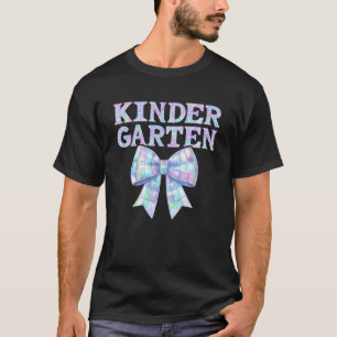 Koketten-Bogen-Kindergärtnerin Damen Preppy Gi T-Shirt