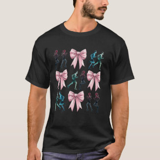Koketten-Bogen Lauf Runner Marathon Rosa Mutter  T-Shirt
