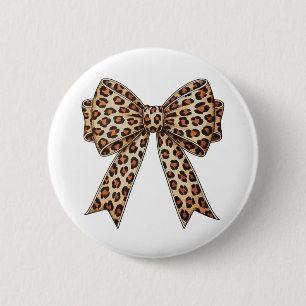 Koketten-Bogen-Leoparden-Gepard-Sublimation Button
