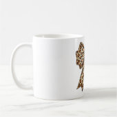 Koketten-Bogen-Leoparden-Gepard-Sublimation Kaffeetasse (Links)