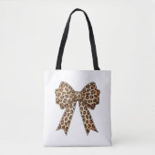 Koketten-Bogen-Leoparden-Gepard-Sublimation Tasche (Vorderseite)