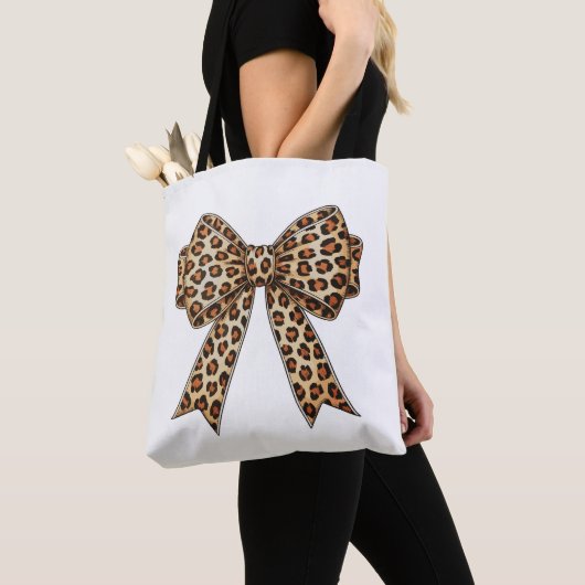 Koketten-Bogen-Leoparden-Gepard-Sublimation Tasche (Von Nahem)