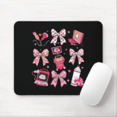 Koketten-Bogen-Sonograf Valentins-Ultraschalltechn Mousepad (Mit Mouse)