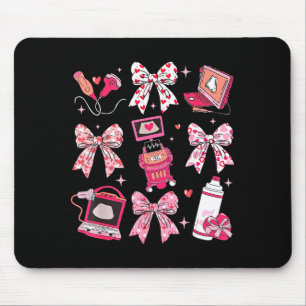 Koketten-Bogen-Sonograf Valentins-Ultraschalltechn Mousepad