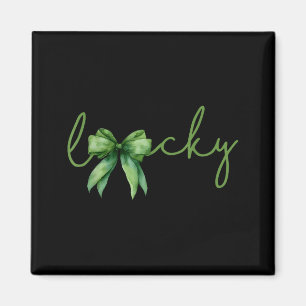 Koketten-Bogen St. Patricks Day Glücksklee Irland Magnet