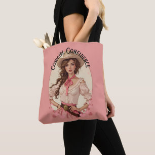 Koketten-Cowgirl Western Modeporträt Tasche