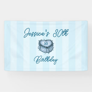 Koketten-Herz-Kuchen-Banner Banner