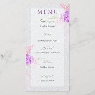 Koketten rosa durchsichtigen Schleife und Blumenst