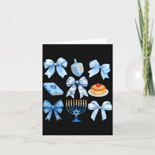 Koketten-Schleife-Hanukkah-Chanukah-Pyjama-Latke-J Karte