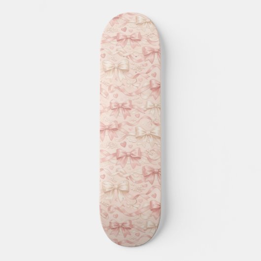 Koketten-Schleifen-Muster Skateboard (Vorderseite)
