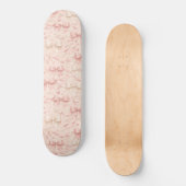 Koketten-Schleifen-Muster Skateboard (Vorderseite)