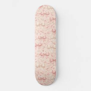 Koketten-Schleifen-Muster Skateboard