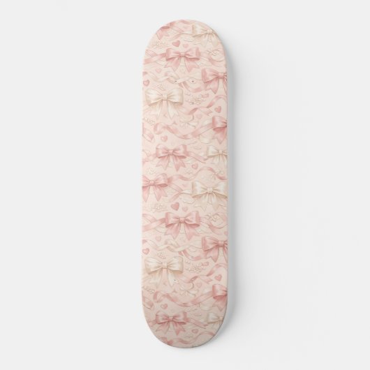 Koketten-Schleifen-Muster Skateboard (Vorderseite)