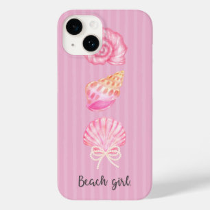 Koketten Strand Mädchen Wasserfarbe Muscheln & Per Case-Mate iPhone 14 Hülle