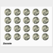 Koketten Vintage Button-Up Girl Stickers (Blatt)