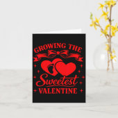 Kokettenbogen Kirsche Herz Valentinstag Schwangers Karte (Gelbe Blume)