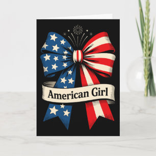 Kokettenbogen USA patriotische Flagge 4. Juli Amer Karte