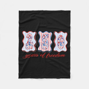 Koketter Bogen amerikanisch patriotisch, 1776-2026 Fleecedecke