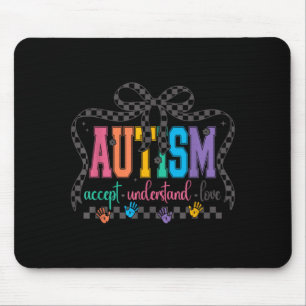 Koketter Bogen Autismus Akzeptieren Verstehen Lieb Mousepad