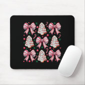 Koketter Bogen Baum Kuchen Zuckerstange Frohe Weih Mousepad (Mit Mouse)