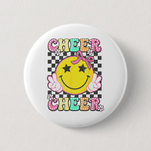 Koketter Bogen Jubel Cheerleaderin Cheerleading Fr Button