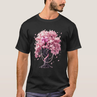 Koketter Bogen Kirschblüten Japanische Blume Sakur T-Shirt