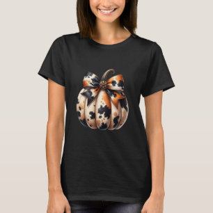 Koketter Bogen Kürbis-Saison Herbst Herbstlaub Tha T-Shirt