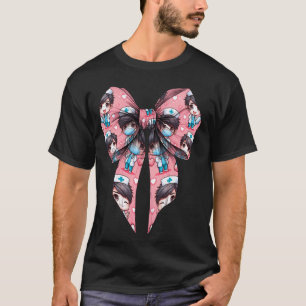 Koketter Bogen männlicher Krankenpfleger Murse RN T-Shirt