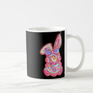 Koketter Bogen Oster-Pinselstrich Rosa Hase für Kl Kaffeetasse