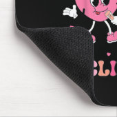Koketter Bogen Sonographer Valentinstag Hast du Ge Mousepad (Ecke)