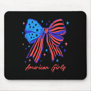 Koketter Bogen USA patriotische amerikanische Flag Mousepad