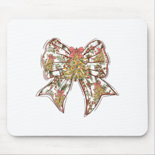 Koketter Bogen Weihnachtsbaum Feiertage Xmas Mädch Mousepad