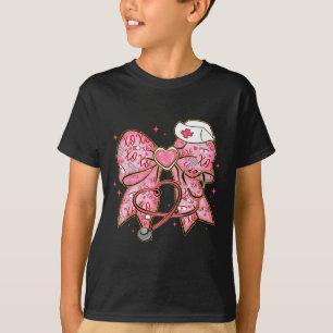 Koketter Bogen Xoxo Krankenschwester Valentinstag T-Shirt