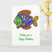 Koketter Geburtstag Karte (Gelbe Blume)