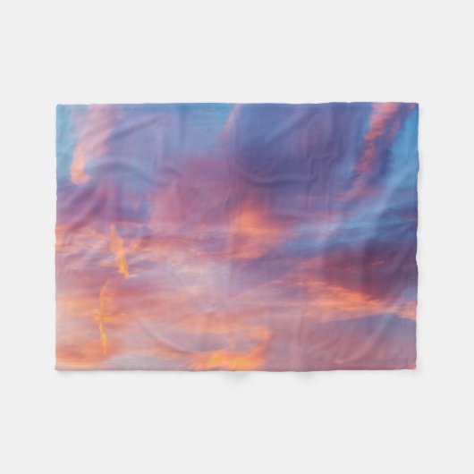 koketter Himmel Fleecedecke (Vorderseite (Horizontal))