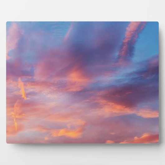 koketter Himmel Fotoplatte (Vorderseite)