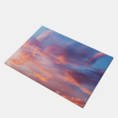 koketter Himmel Fußmatte (Schrägansicht)